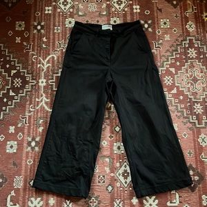 Everlane Wide Leg Crop in Black Size 10